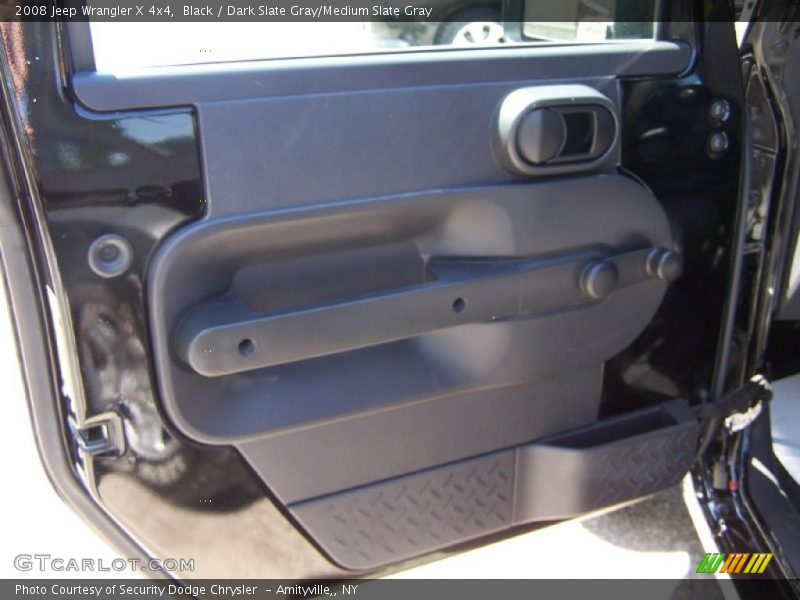 Black / Dark Slate Gray/Medium Slate Gray 2008 Jeep Wrangler X 4x4