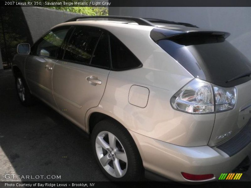 Savannah Beige Metallic / Light Gray 2007 Lexus RX 350