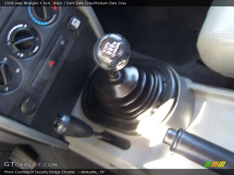 Black / Dark Slate Gray/Medium Slate Gray 2008 Jeep Wrangler X 4x4
