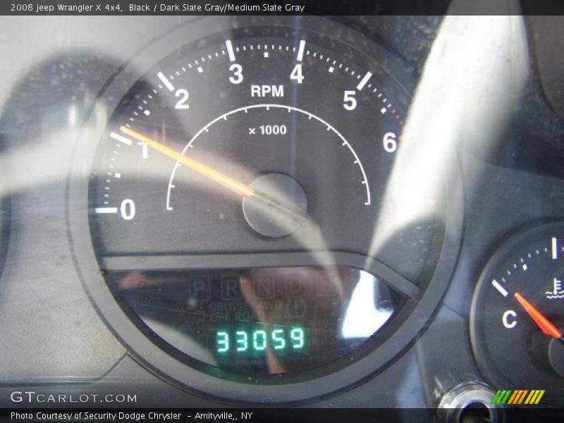 Black / Dark Slate Gray/Medium Slate Gray 2008 Jeep Wrangler X 4x4