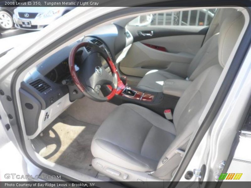 Tungsten Metallic / Light Gray 2008 Lexus ES 350