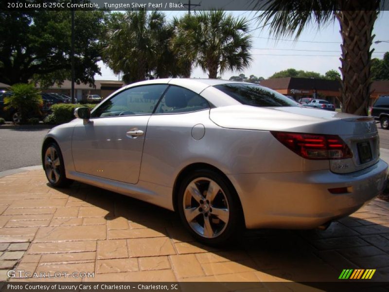 Tungsten Silver Pearl / Black 2010 Lexus IS 250C Convertible