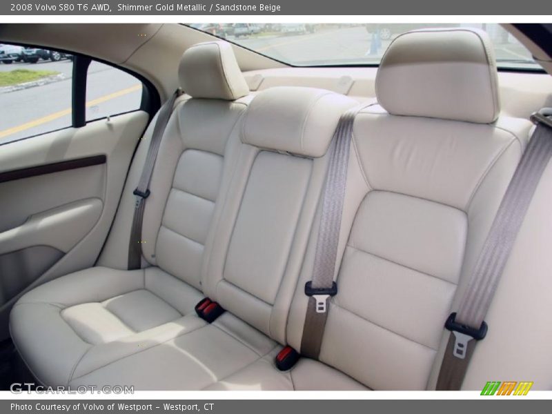 Shimmer Gold Metallic / Sandstone Beige 2008 Volvo S80 T6 AWD