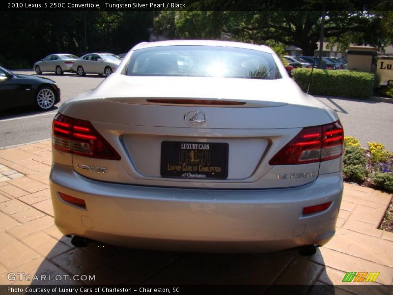 Tungsten Silver Pearl / Black 2010 Lexus IS 250C Convertible