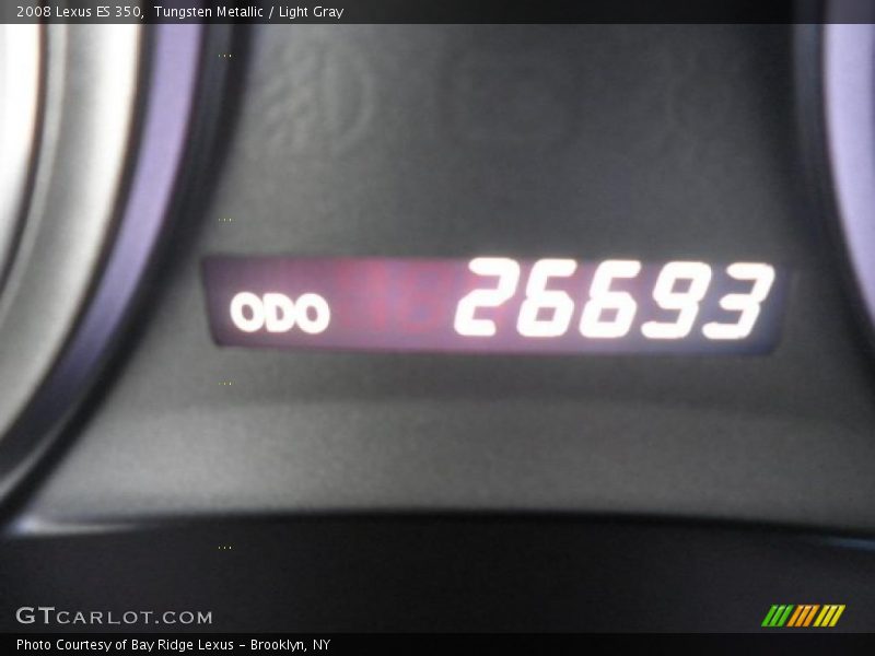 Tungsten Metallic / Light Gray 2008 Lexus ES 350