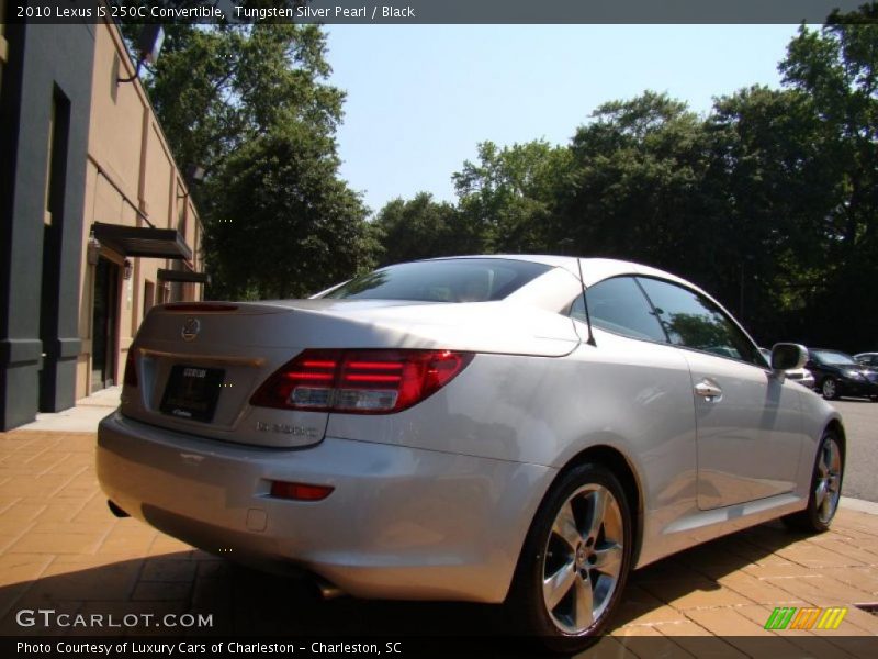 Tungsten Silver Pearl / Black 2010 Lexus IS 250C Convertible