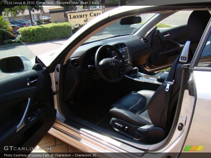 Tungsten Silver Pearl / Black 2010 Lexus IS 250C Convertible