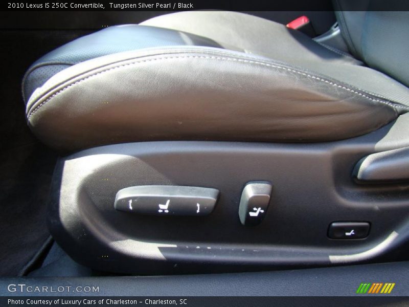 Tungsten Silver Pearl / Black 2010 Lexus IS 250C Convertible