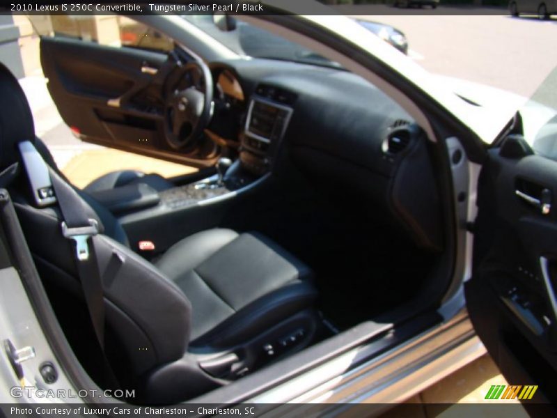Tungsten Silver Pearl / Black 2010 Lexus IS 250C Convertible