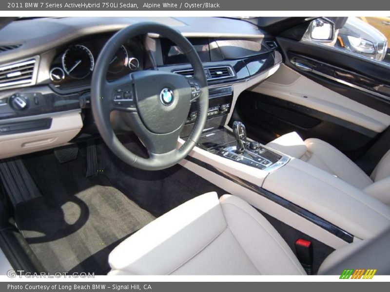  2011 7 Series ActiveHybrid 750Li Sedan Oyster/Black Interior