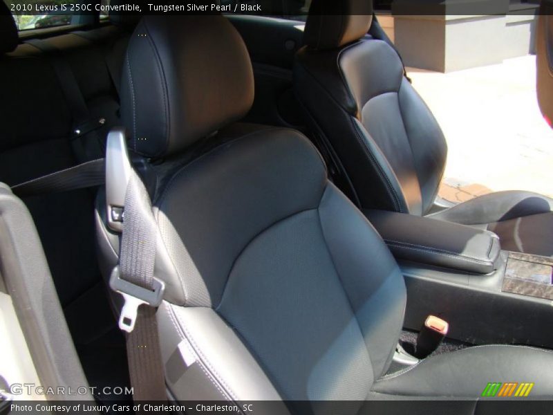 Tungsten Silver Pearl / Black 2010 Lexus IS 250C Convertible