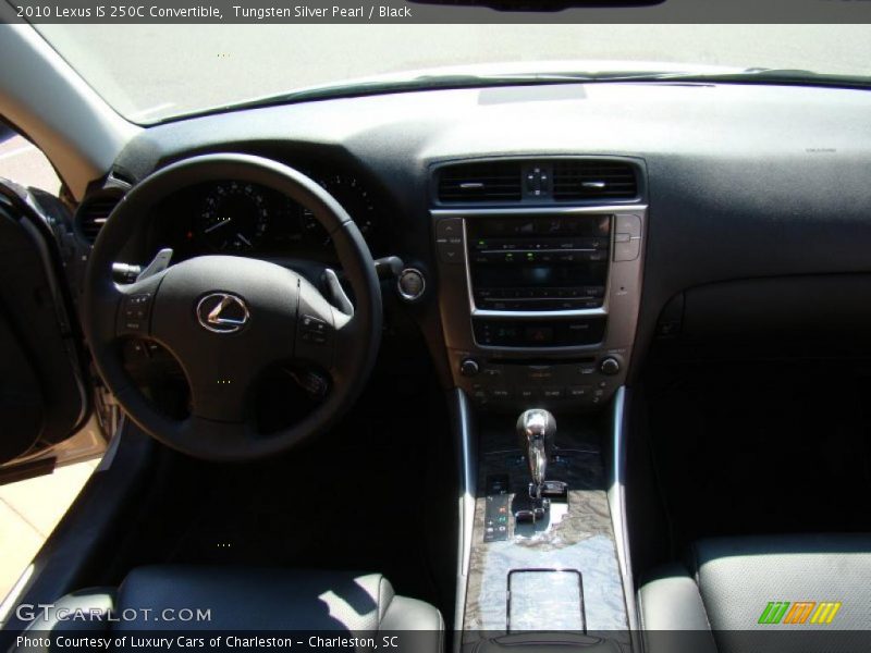 Tungsten Silver Pearl / Black 2010 Lexus IS 250C Convertible