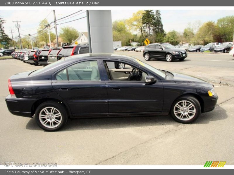 Barents Blue Metallic / Oak 2008 Volvo S60 2.5T AWD