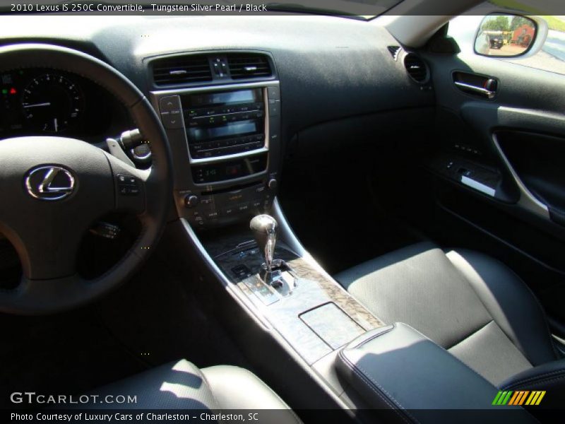 Tungsten Silver Pearl / Black 2010 Lexus IS 250C Convertible