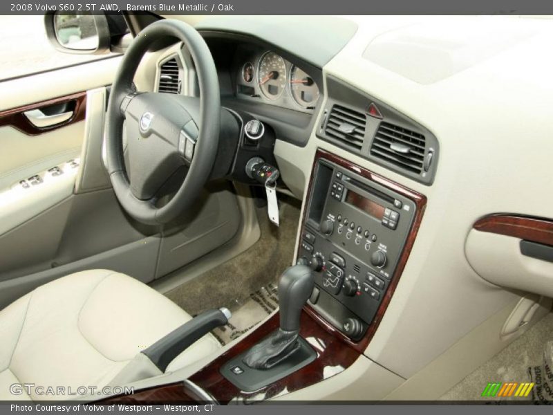 Barents Blue Metallic / Oak 2008 Volvo S60 2.5T AWD