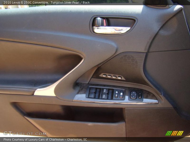 Tungsten Silver Pearl / Black 2010 Lexus IS 250C Convertible