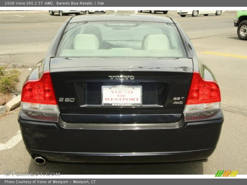 Barents Blue Metallic / Oak 2008 Volvo S60 2.5T AWD
