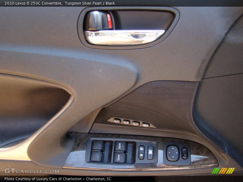 Tungsten Silver Pearl / Black 2010 Lexus IS 250C Convertible