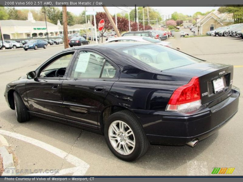 Barents Blue Metallic / Oak 2008 Volvo S60 2.5T AWD