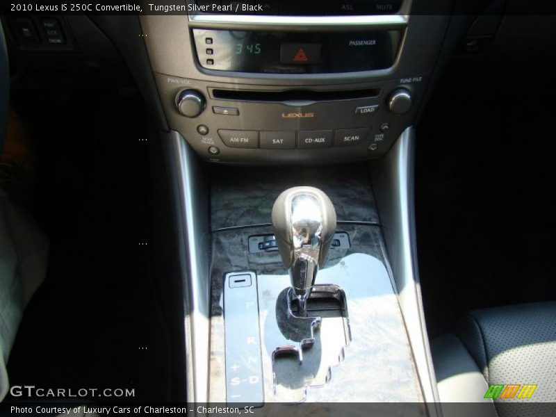 Tungsten Silver Pearl / Black 2010 Lexus IS 250C Convertible