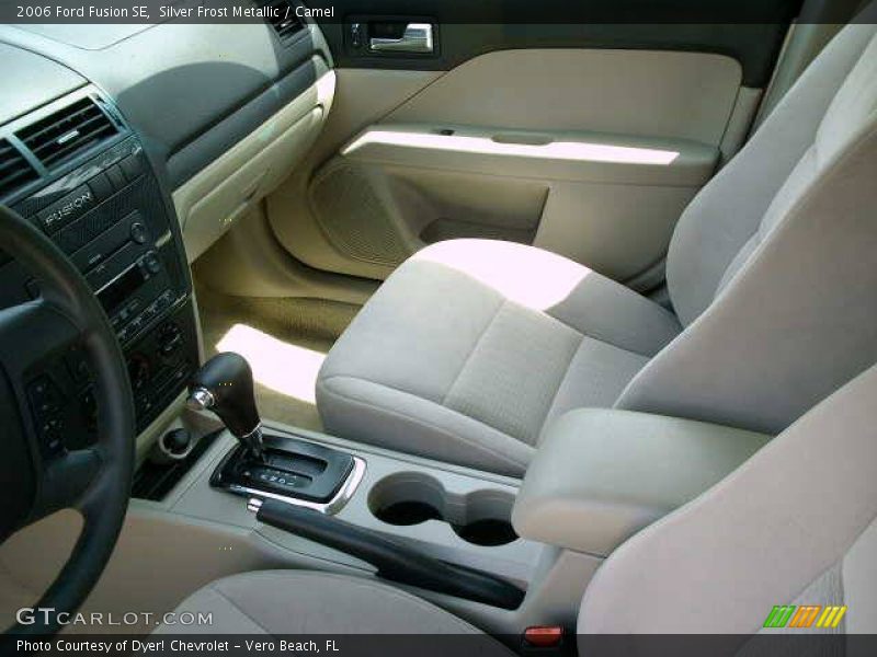 Silver Frost Metallic / Camel 2006 Ford Fusion SE