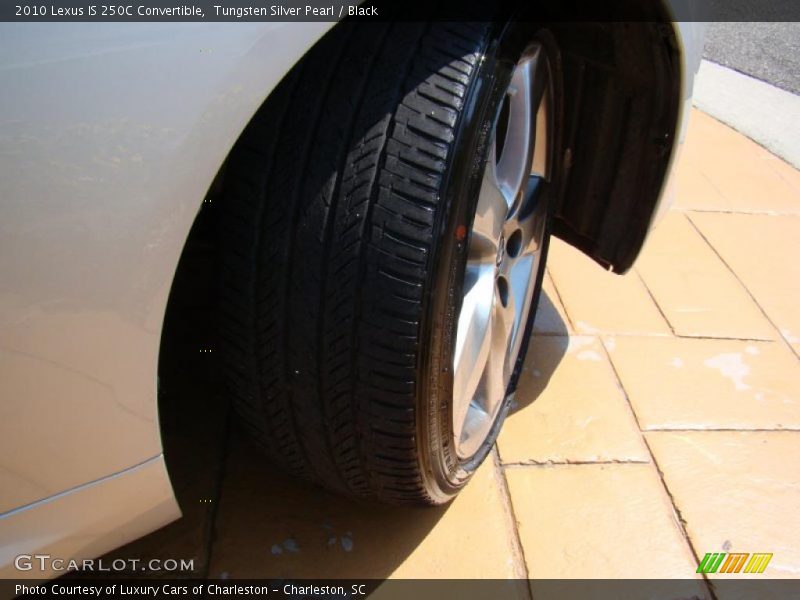 Tungsten Silver Pearl / Black 2010 Lexus IS 250C Convertible