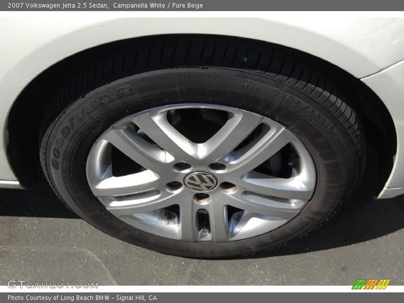 Campanella White / Pure Beige 2007 Volkswagen Jetta 2.5 Sedan