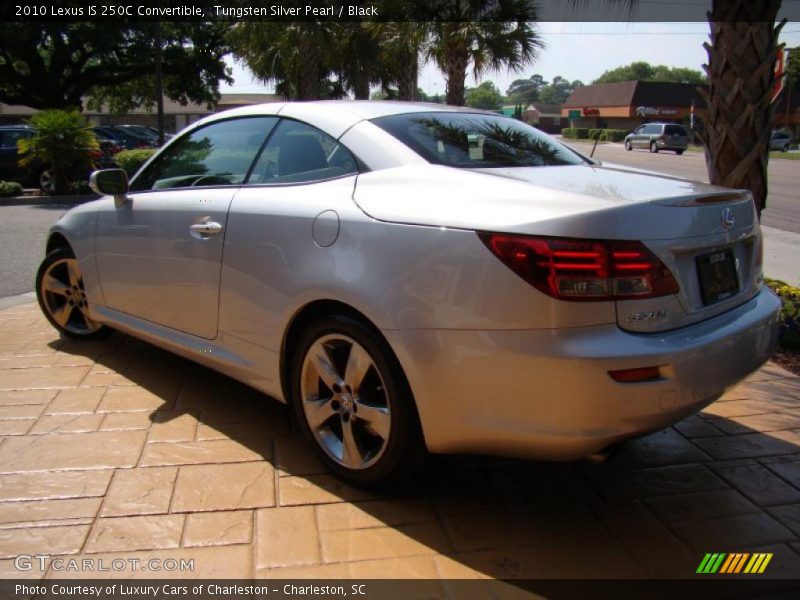 Tungsten Silver Pearl / Black 2010 Lexus IS 250C Convertible
