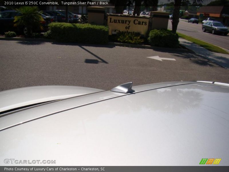 Tungsten Silver Pearl / Black 2010 Lexus IS 250C Convertible