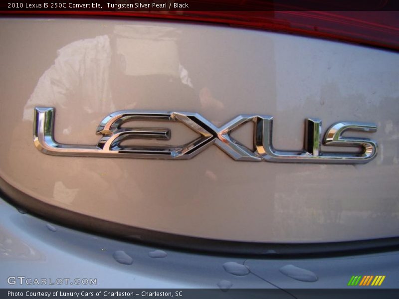 Tungsten Silver Pearl / Black 2010 Lexus IS 250C Convertible