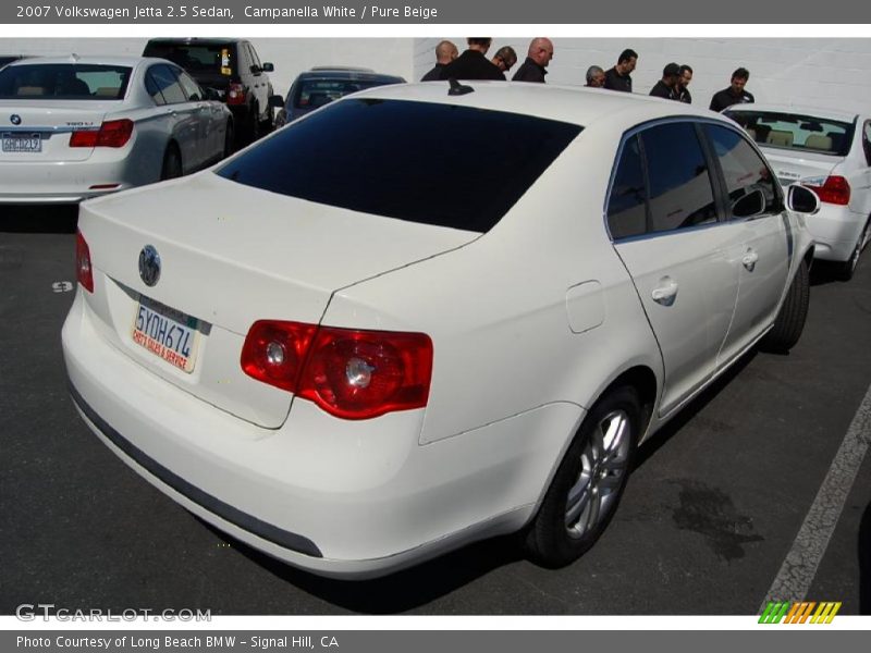 Campanella White / Pure Beige 2007 Volkswagen Jetta 2.5 Sedan