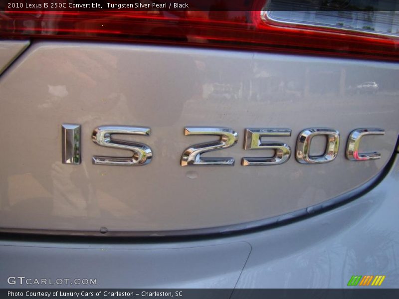 Tungsten Silver Pearl / Black 2010 Lexus IS 250C Convertible