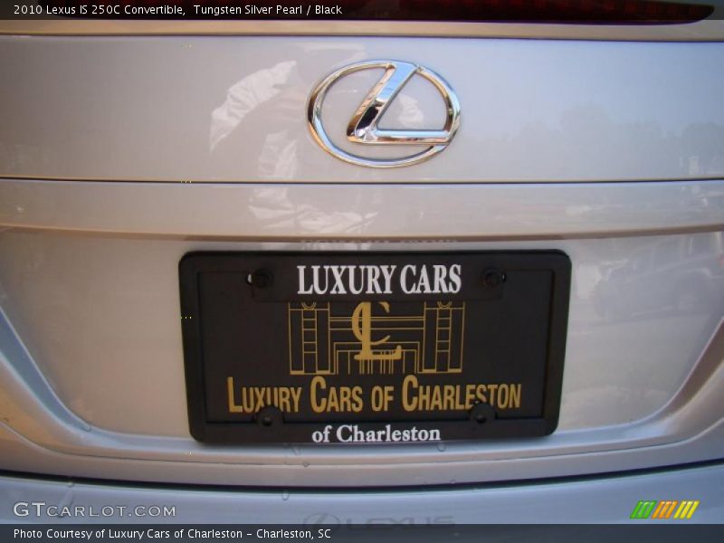 Tungsten Silver Pearl / Black 2010 Lexus IS 250C Convertible