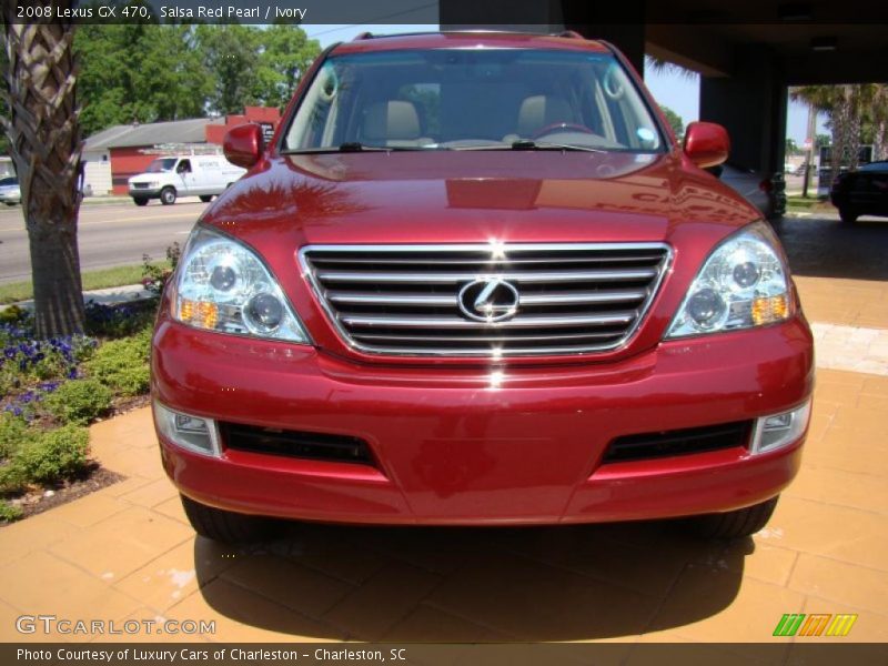 Salsa Red Pearl / Ivory 2008 Lexus GX 470