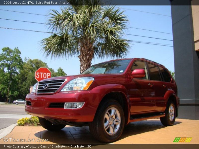 Salsa Red Pearl / Ivory 2008 Lexus GX 470