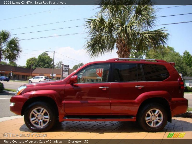 Salsa Red Pearl / Ivory 2008 Lexus GX 470