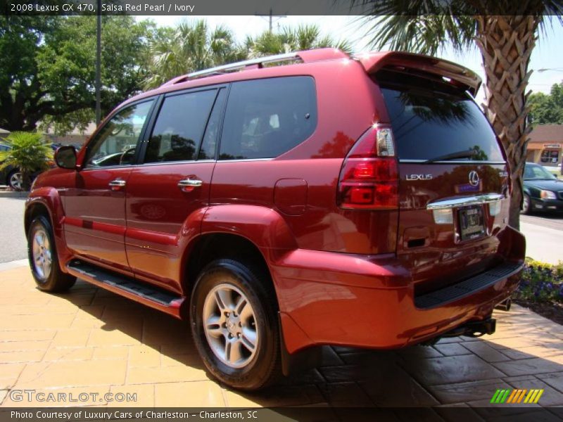 Salsa Red Pearl / Ivory 2008 Lexus GX 470