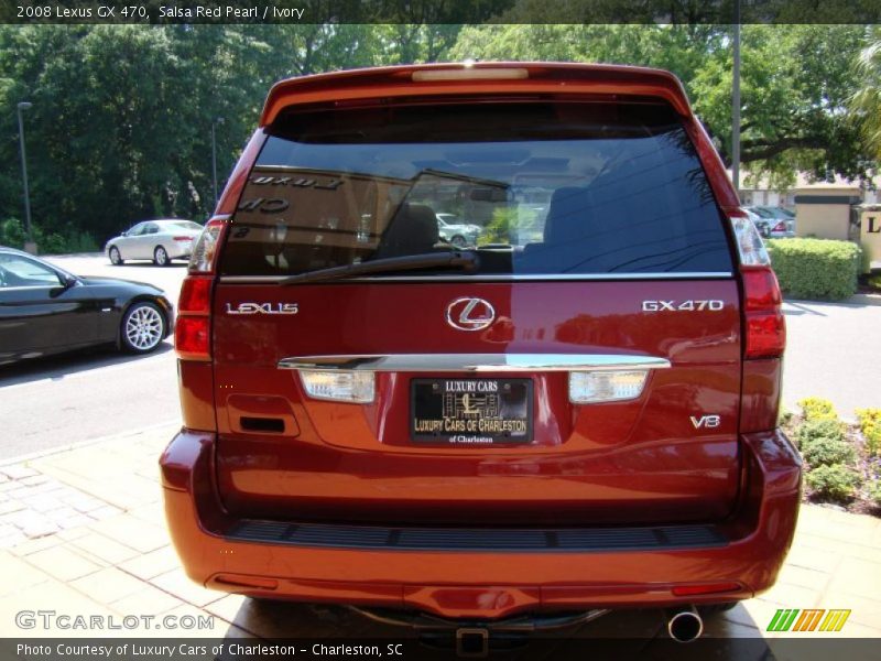 Salsa Red Pearl / Ivory 2008 Lexus GX 470