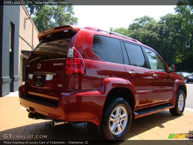 Salsa Red Pearl / Ivory 2008 Lexus GX 470