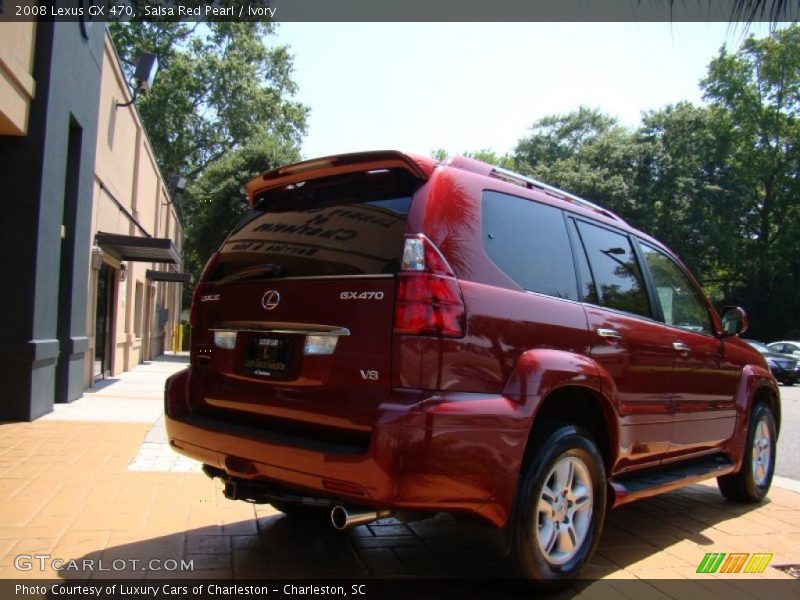 Salsa Red Pearl / Ivory 2008 Lexus GX 470
