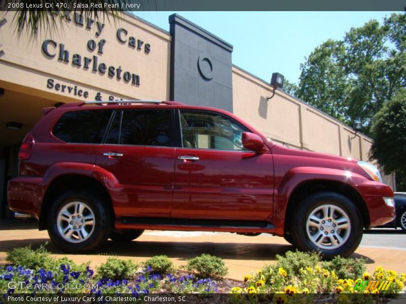 Salsa Red Pearl / Ivory 2008 Lexus GX 470
