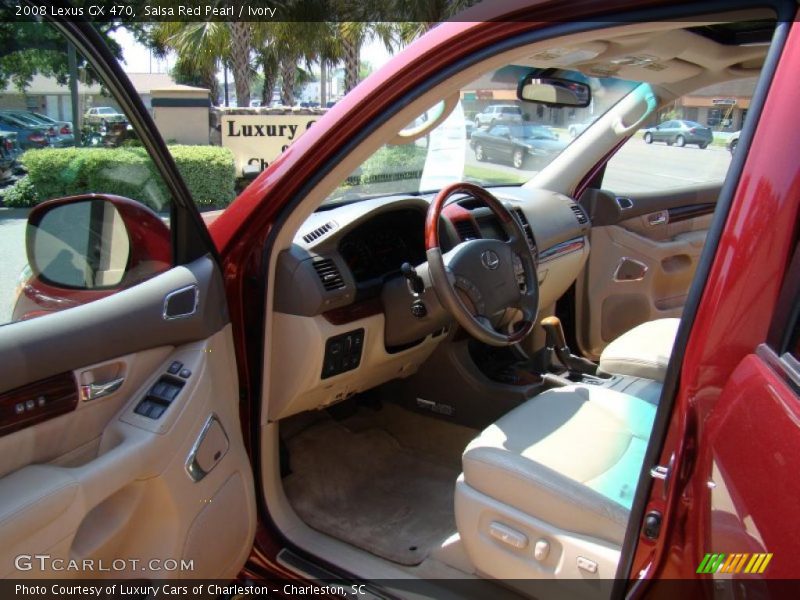 Salsa Red Pearl / Ivory 2008 Lexus GX 470