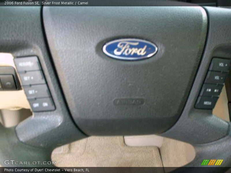 Silver Frost Metallic / Camel 2006 Ford Fusion SE