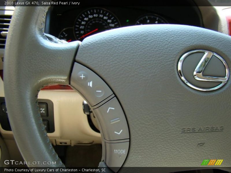 Salsa Red Pearl / Ivory 2008 Lexus GX 470