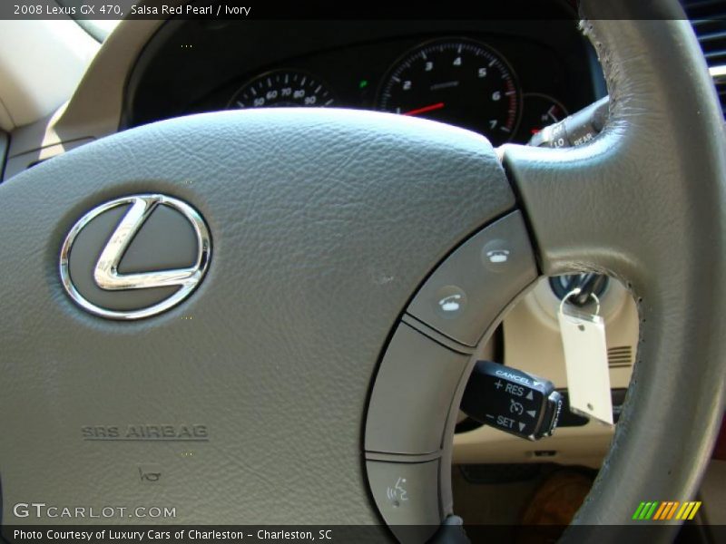 Salsa Red Pearl / Ivory 2008 Lexus GX 470