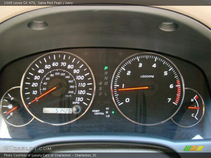 Salsa Red Pearl / Ivory 2008 Lexus GX 470