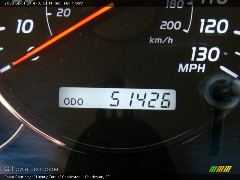 Salsa Red Pearl / Ivory 2008 Lexus GX 470
