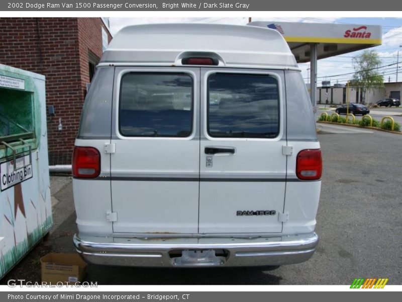 Bright White / Dark Slate Gray 2002 Dodge Ram Van 1500 Passenger Conversion
