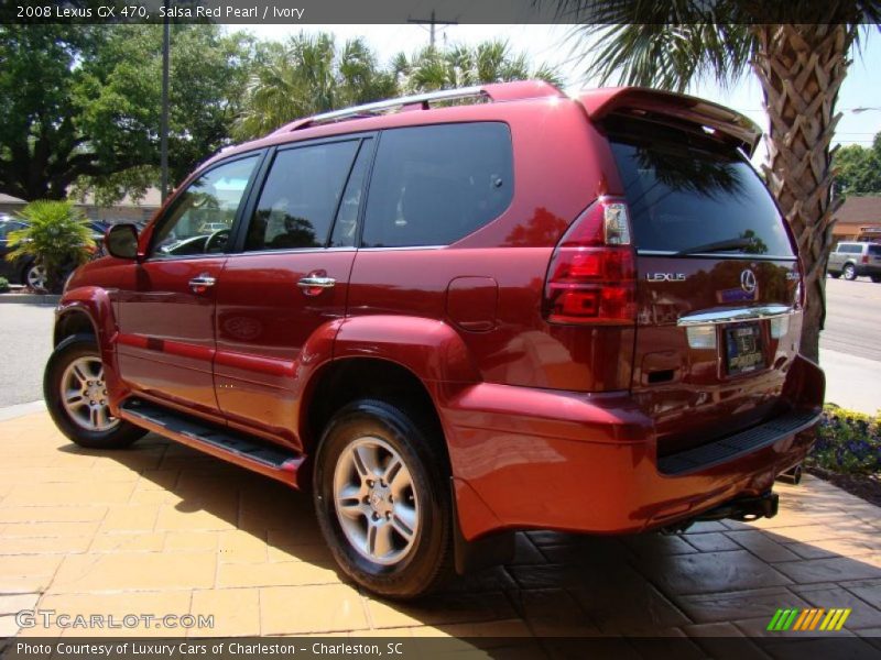 Salsa Red Pearl / Ivory 2008 Lexus GX 470