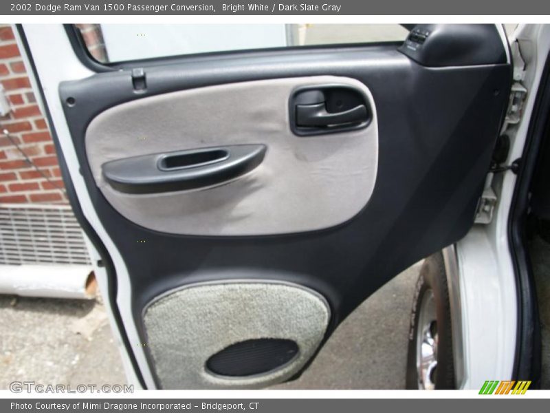 Bright White / Dark Slate Gray 2002 Dodge Ram Van 1500 Passenger Conversion